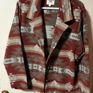 Cotton Eye Women's Geometric Blazer